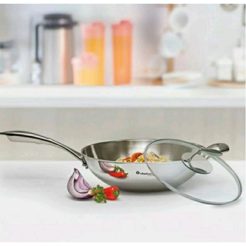 tchef wok pan PROMO diameter 3Ocm ORI