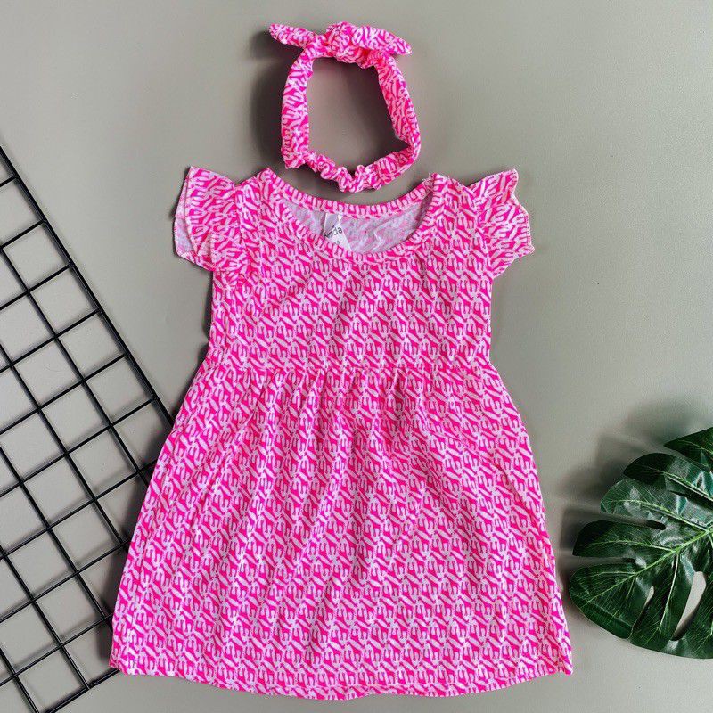 DRESS BAYI GRACE FREE HEADBAND (3-18 Bulan) || Dress Harian Baby || Baju Anak Murah || Rok Bayi