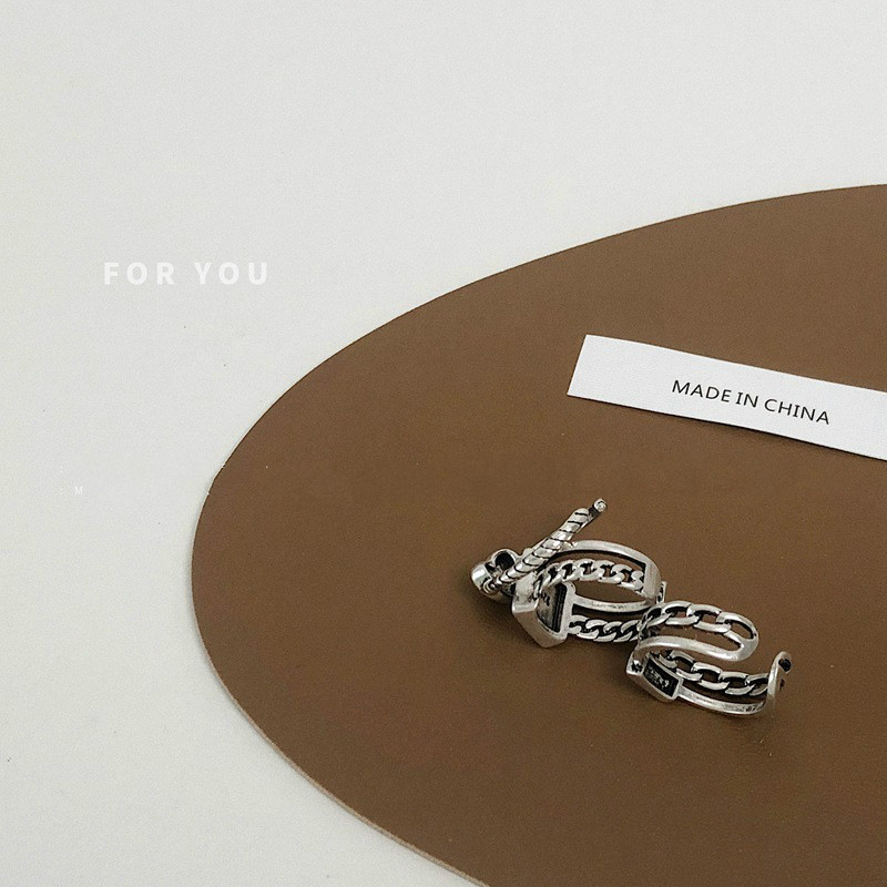 Cincin Model Terbuka Gaya Retro Korea