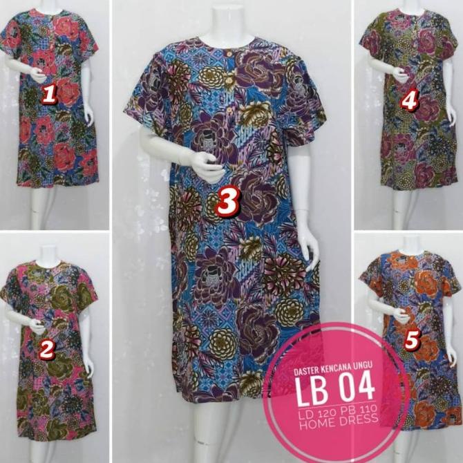 Daster Jumbo Kencana Ungu Ld 120 Kub 04