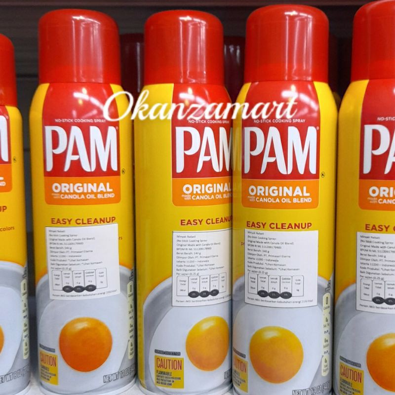 

Pam Original Canola Oil Blend Spray 340gr