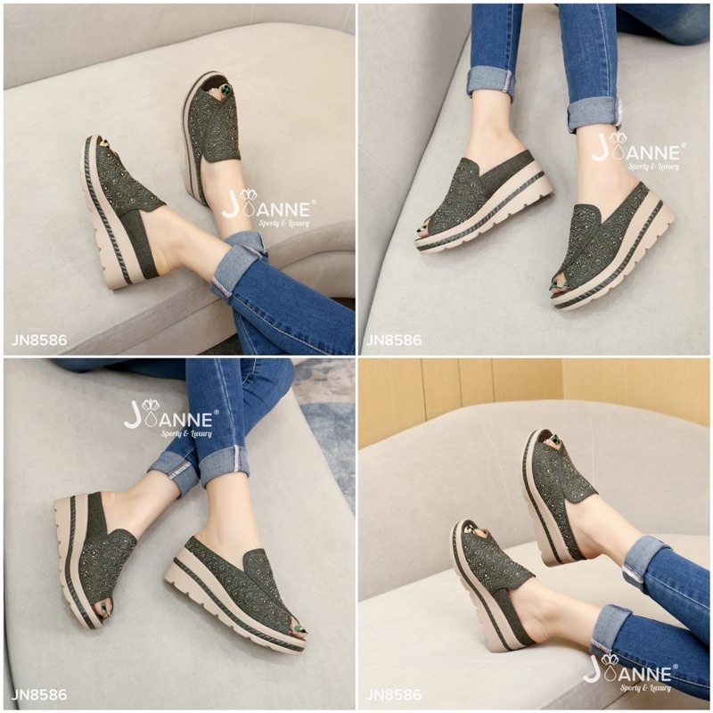 JOANNE Wedges Shoes Wanita JN8586 [ORIGINAL BRAND]