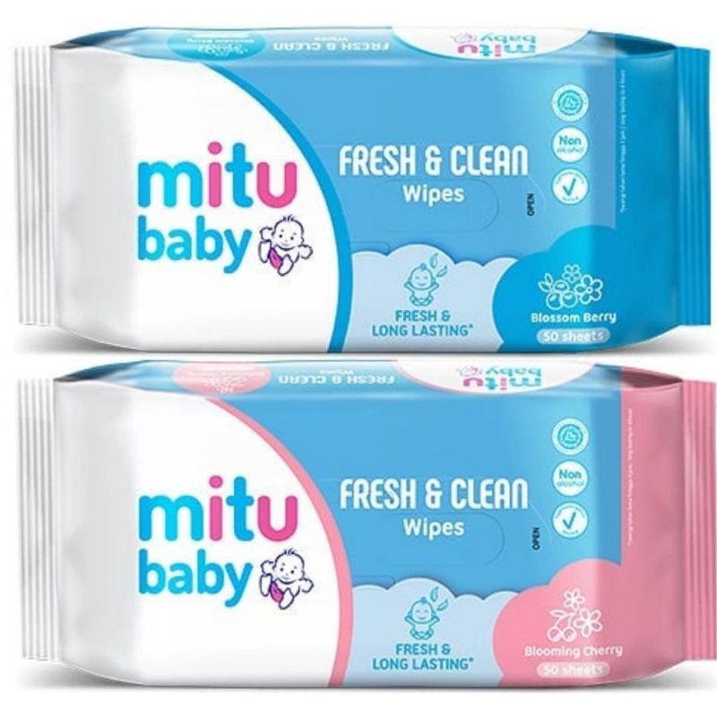 tissue basah bayi mitu baby fresh   clean wipes antiseptic wetties