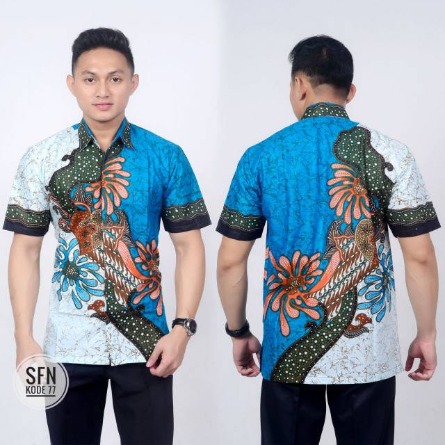 BELI 3 = 100RB/ KEMEJA PRIA/KEMEJA BATIK/ BAJU PRIA/ KEMEJA KANTOR/ HEM BATIK/ HEM KANTOR MURAH/HEM