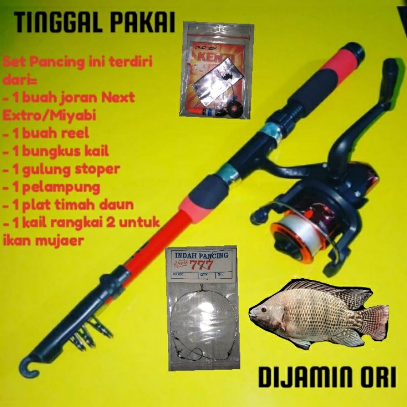 Set Pancing Ikan Mujaer