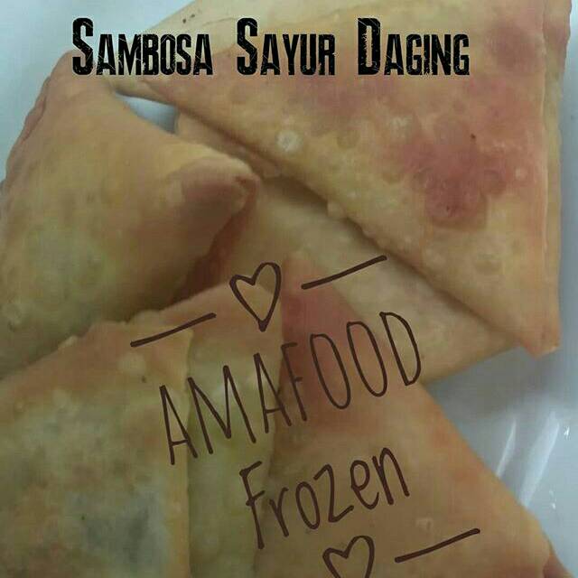 

sambosa/samosa sayur daging amafood isi 10