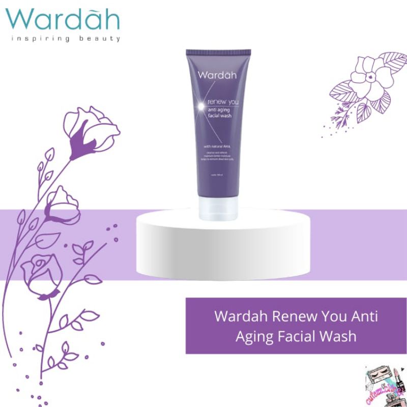 ☃Cutezz_Ching1☃New!!! Wardah Renew You Anti Aging Facial Wash 100ml