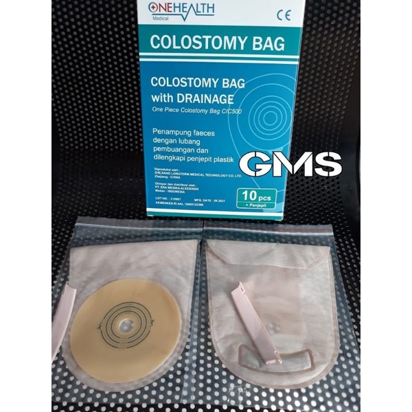 Colostomy Bag General Care / Onehealth  Per Pcs / Kantong Kolostomy