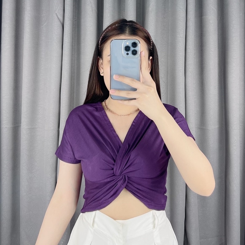 Crop top Cross / Crop top silang / Crop top pita 1659