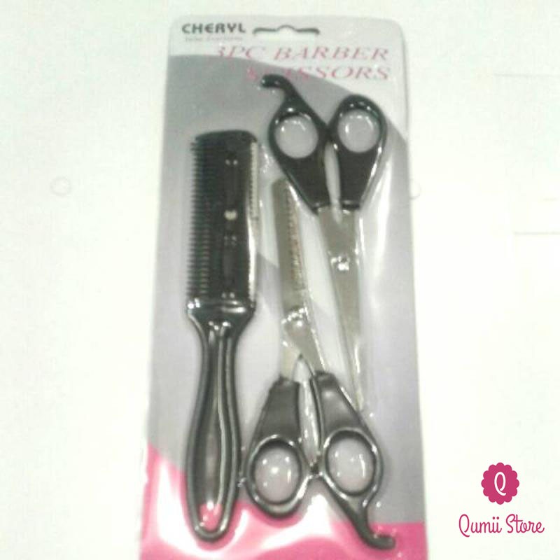 

Barber Scissors Isi 3 Cheryl / Skb Gt 9080Gunting Set Murah