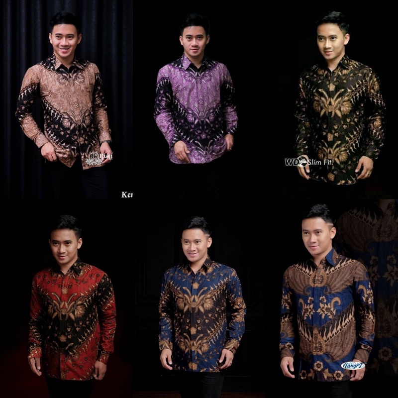 Kemeja batik pria PPBTK07 WSA04 lengan panjang /kemejapria/batikpria/batikmodern