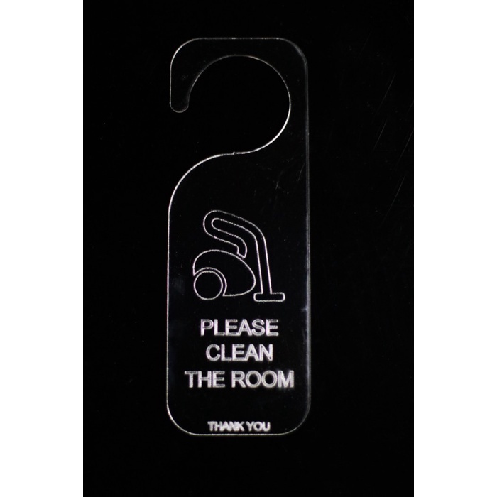 Acrylic Door Sign Hanger Hotel - Sign Pintu Kamar Akrilik