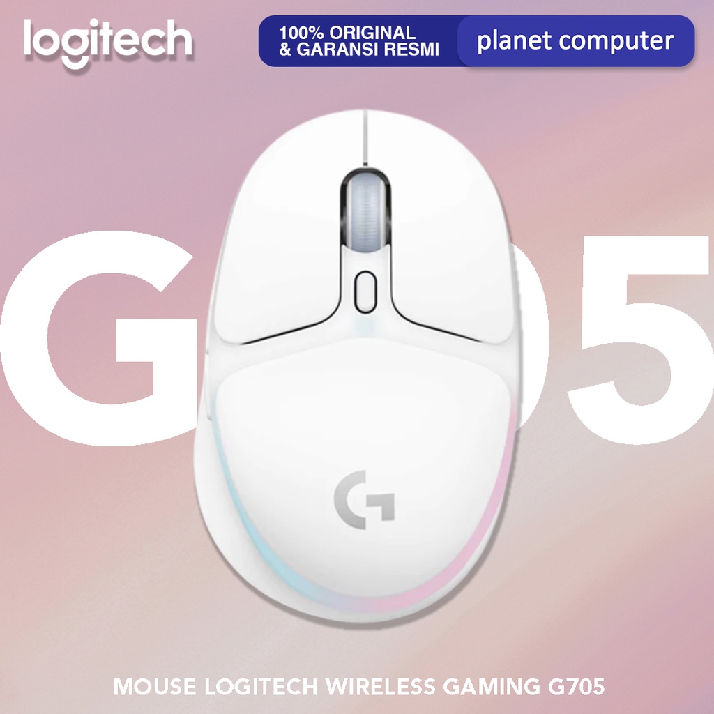 Logitech G705 Wireless Gaming Lightspeed Mouse / G-705 Garansi Resmi