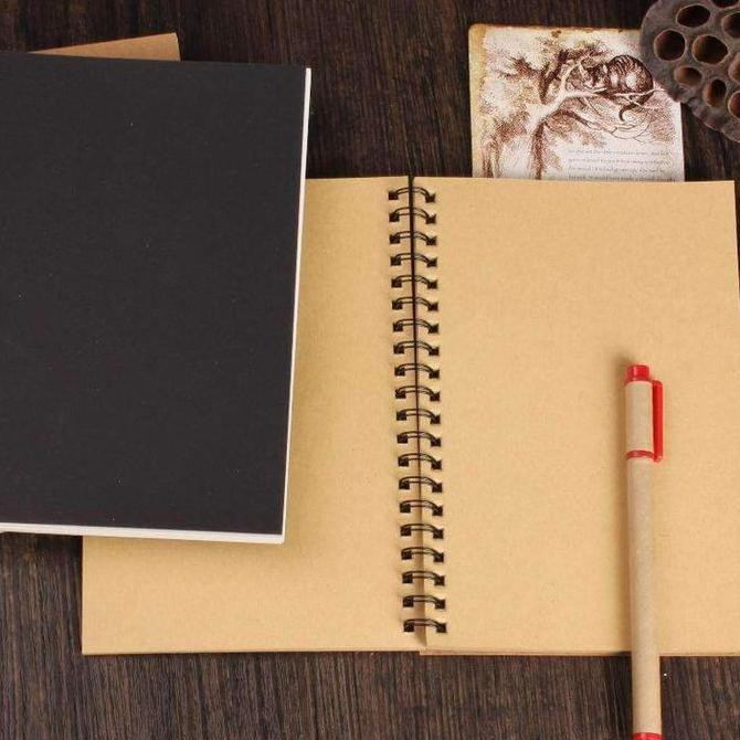

Spesial Sketchbook A5 / Buku Sketsa A5 - Book Paper, Cover Coklat Terlaris