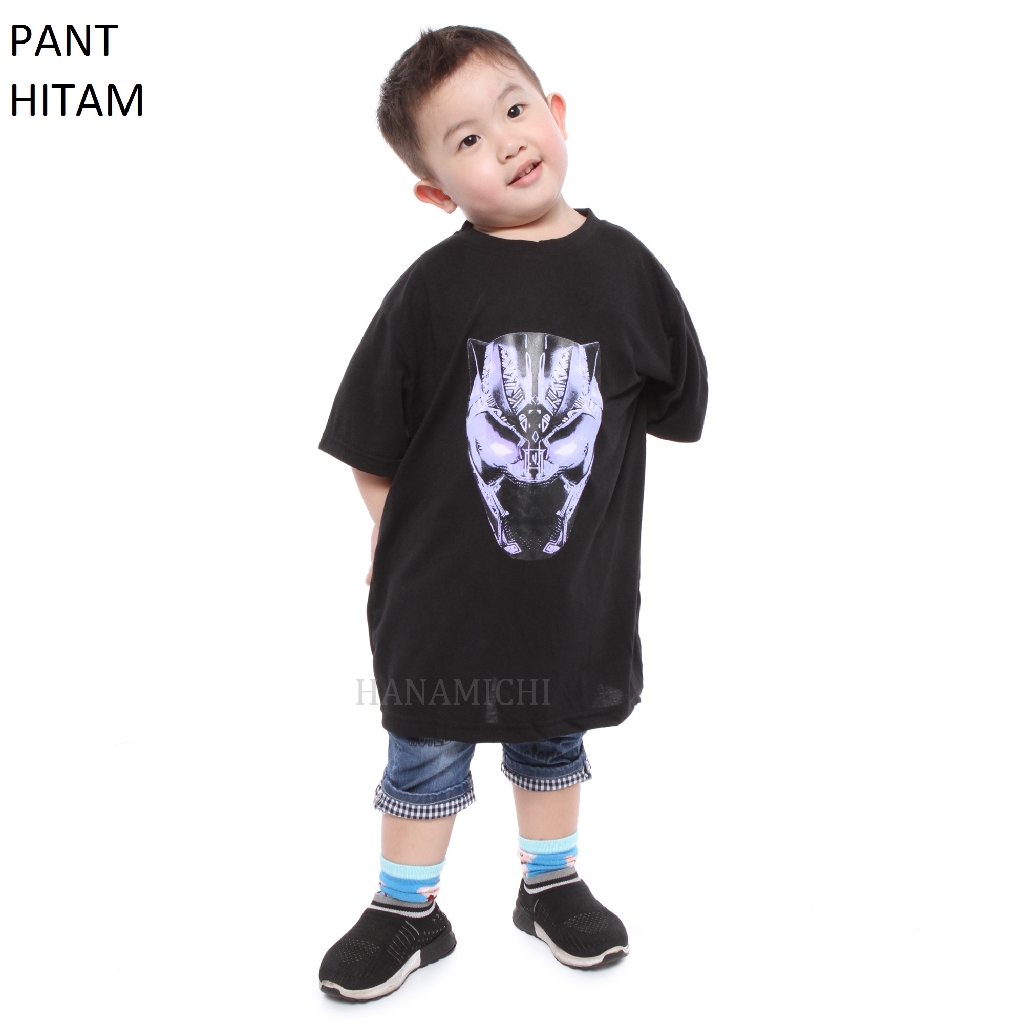 Hanamichi PANT Kaos Anak Sablon Superhero