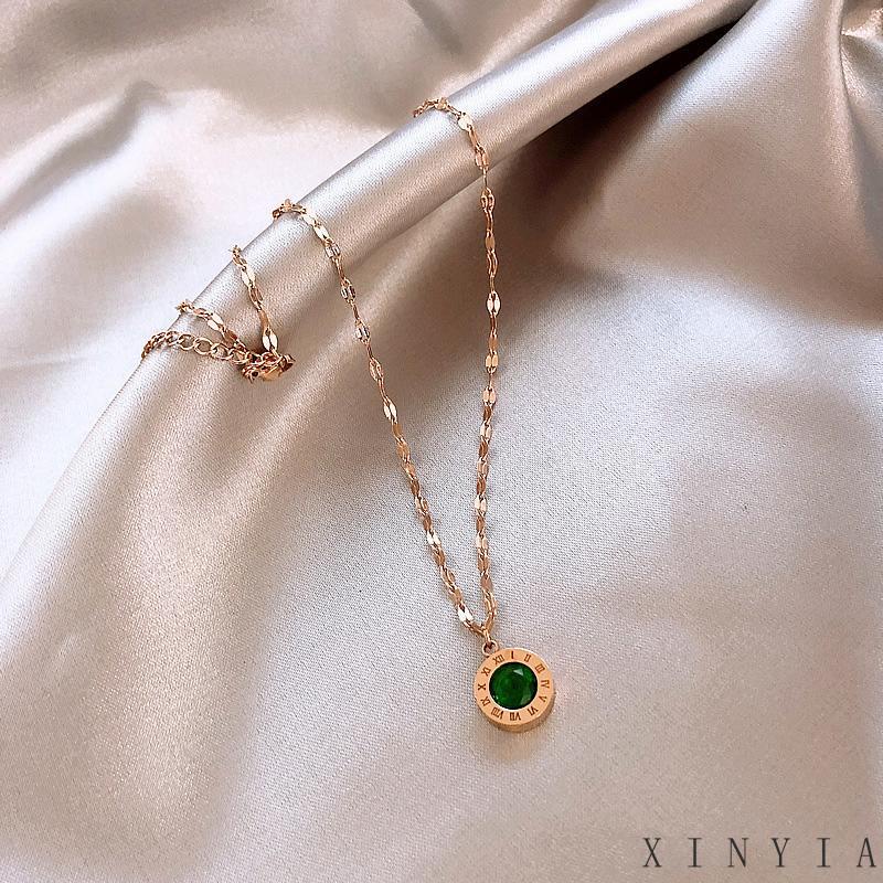 【COD】Kalung Titanium Blgari Rose Gold Anti Karat Selamanya / Kalung Titanium Wanita Korea Terlaris / Kalung Titanium 2023 Terbaru /