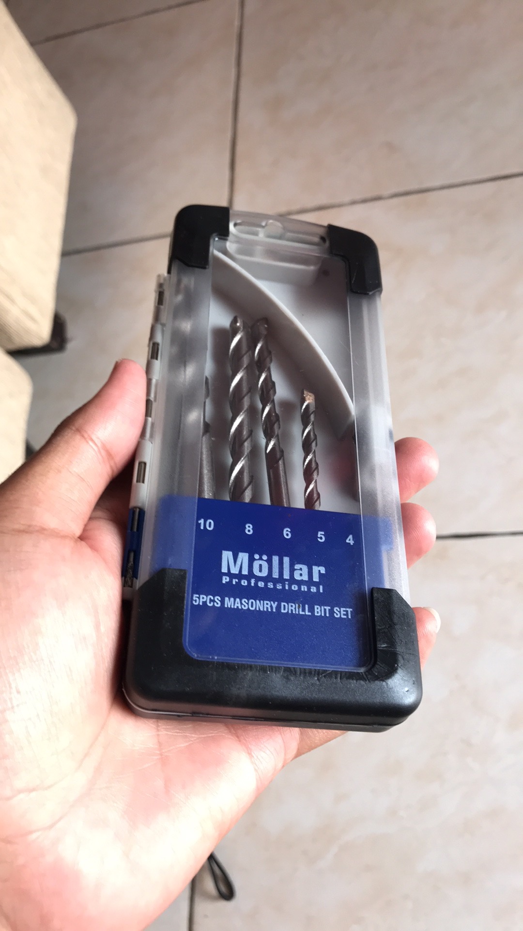 Mata Bor Tembok Beton Set 5 Pcs Mollar