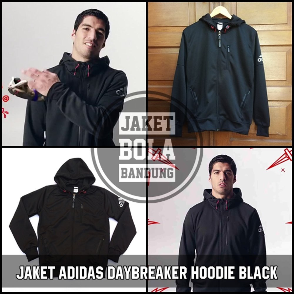 TERKEREN JAKET ADIDAS DAYBREAKER BLACK PREMIUM GRADE ORI Jaket Kekinian