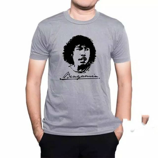kaos distro tumblr benyamin - Putih