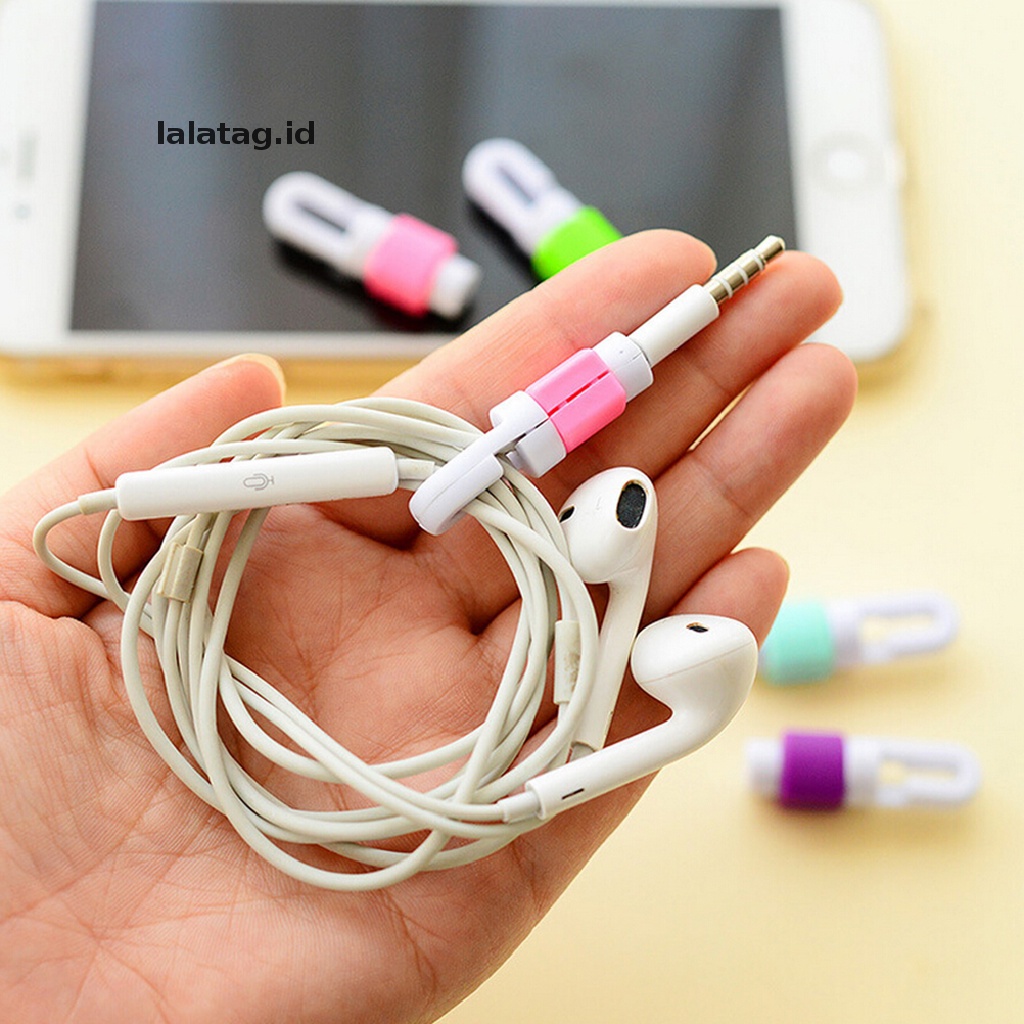 (Flyag) 2pcs Pelindung Kabel Data / Charger / Earphone Anti Putus