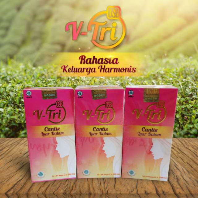 OSB V-Tri Hebal Khusus Wanita 100% ORIGINAL
