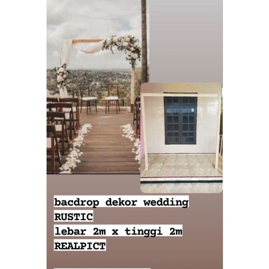 Backdrop Dekor Wedding