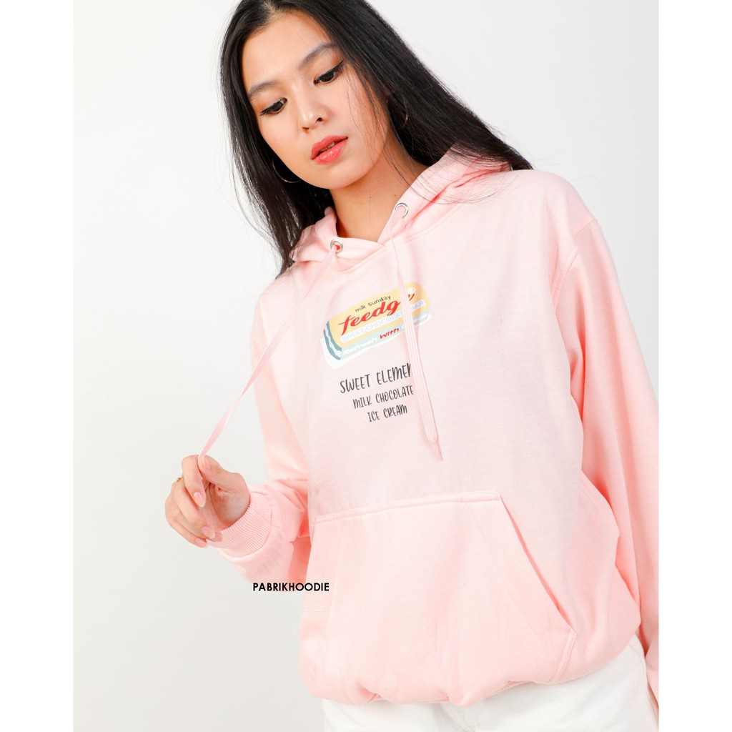 PABRIKHOODIE - HOODIE JUMPER DESERT SNACK M - XXL (SABLON) {PRIA &amp; WANITA}