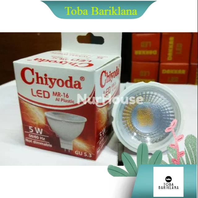 lampu sorot led 5 watt chiyoda tusuk halopika mr 16 /E27 Murah