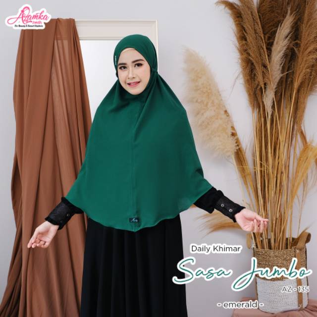 Daily Khimar Sasa Jumbo AZ135 by Azamka Hijab