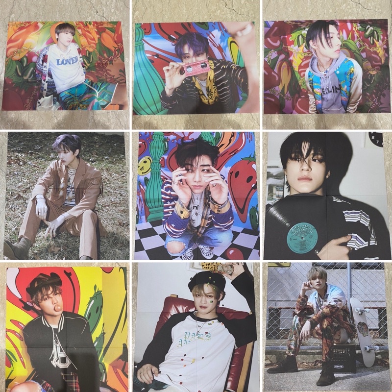 NCT Dream Hot Sauce Photobook Ver Folded Poster Member Mark Renjun Jeno Haechan Jaemin Chenle Jisung