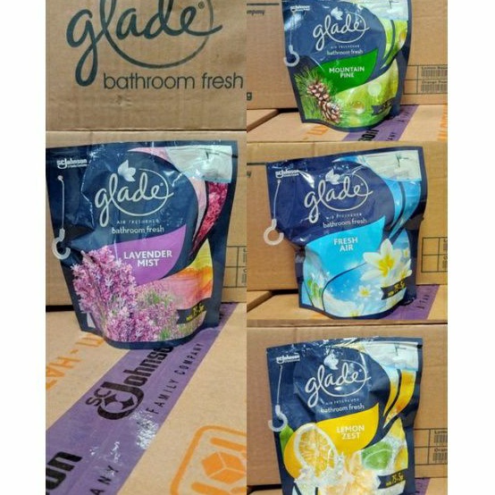 PENGHARUM RUANGAN GLADE BATHROOM FRESH GEL PARFUM GANTUNG TOILET