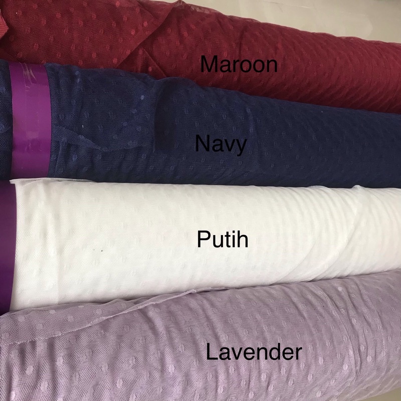 kain tulle dot/tulle polkadot/tulle dotyy