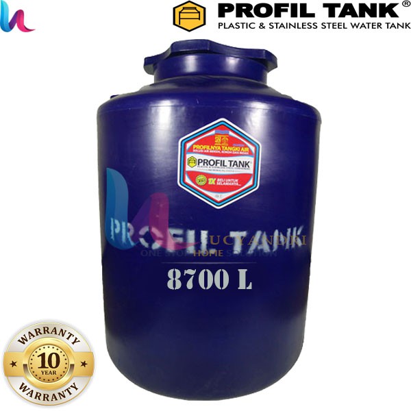 Tangki Air Plastik Profil Tank TDA 8700L Plastic HDPE, Toren Air, Tandon Air