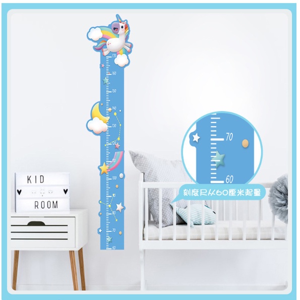 ❤ IJN ❤ Wall Sticker Pengukur Tinggi Badan Anak Animal Seri Baru Stiker Dinding