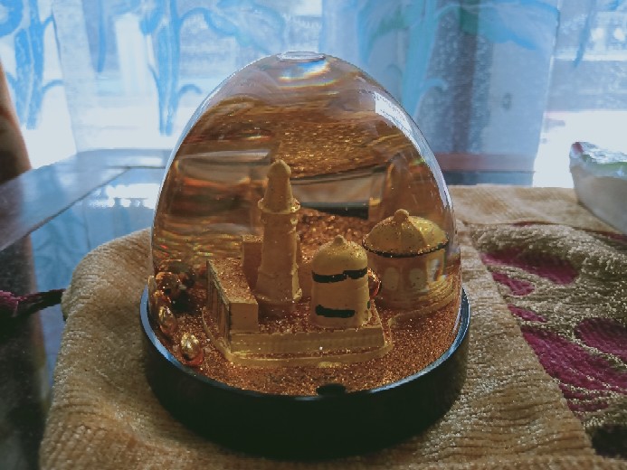 Indokaligrafi Miniatur Pajangan Bl Masjid Nabawi Mn Hiasan Meja Tempat Pen Holder Aksesoris Muslim