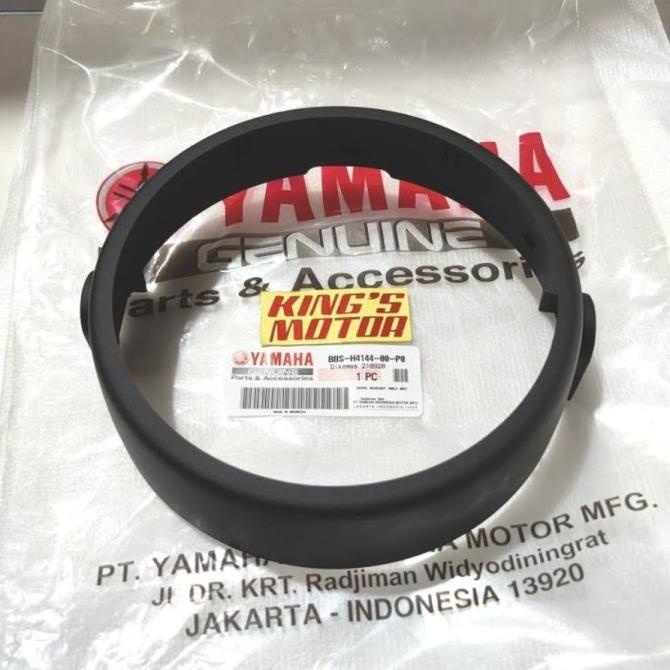 Sparepart Motor Cover Headlight Ring Lampu Depan Yamaha Xsr 155 Hitam Doff Original Kp 4833