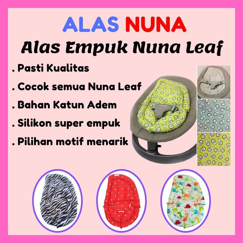 Alas Nuna Bantal Duduk Untuk Bouncer Nuna Leaf, Nuna Curv, Nuna Grow Suited Edition Moms Mamaroo Silver Plus Empuk Lembut Jumbo Premium Murah Berkualitas Persiapan Bayi Baru Lahir Newborn Baby, Ibu Hamil, Melahirkan dan Ibu Menyusui Bayi Merek Ndollolo