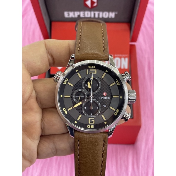expedition e6768m pria silver kulit coklat