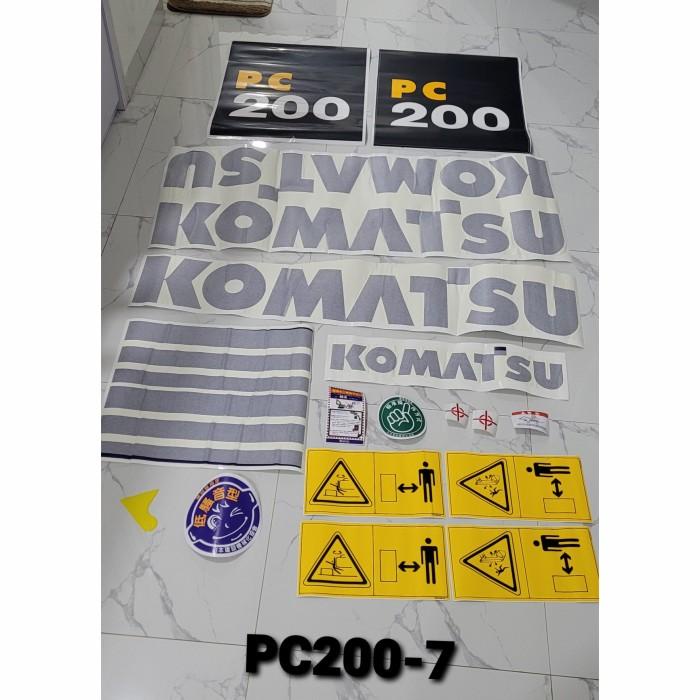 Sticker Excavator Komatsu Pc 200-7 Pc200-8 Pc200-6