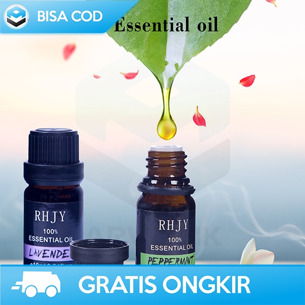 PEWANGI RUANGAN AROMATERAPI NATURAL ESSENTIAL OIL TAFFWARE HUMI 10ML