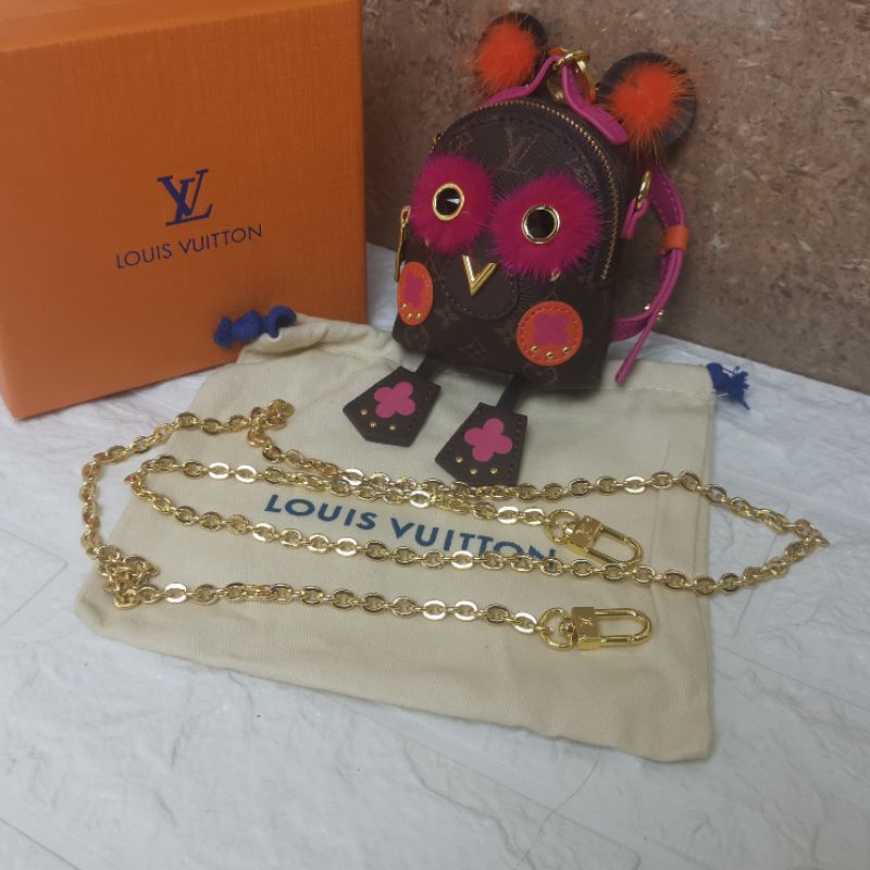 tas lv mini aksesoris gantungan kunci lou is vuitton mirror quality