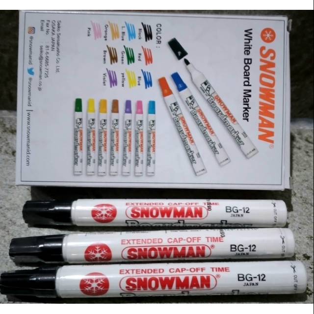 

Spidol Snowman White Board/Spidol Murah/Spidol non Permanen