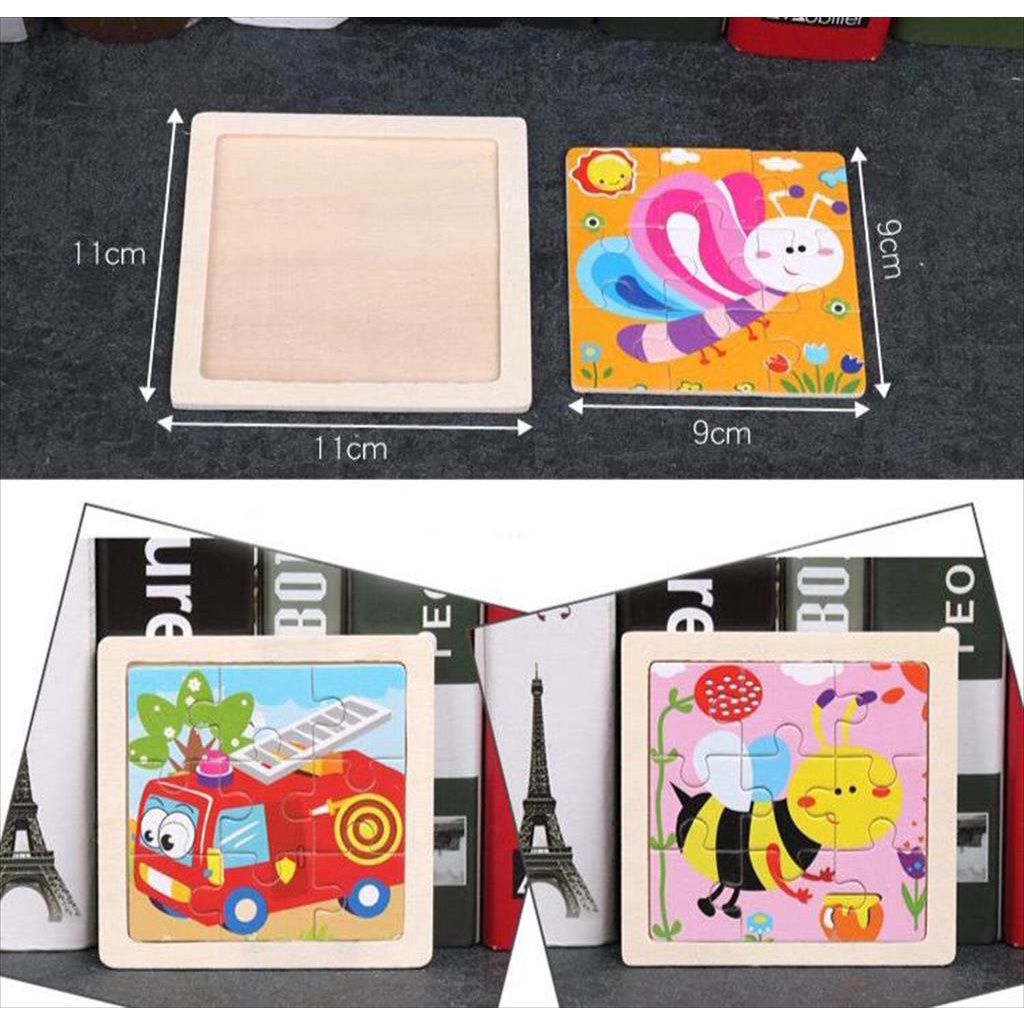 T24 - Puzzle Anak / Mini woodern puzzle mini 10cm / jigsaw puzzle