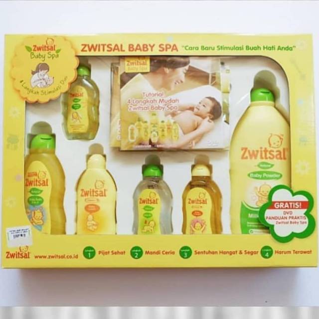 ZWITSAL Gift Set Box - Paket Sabun Mandi - Kado Bayi - New Born .