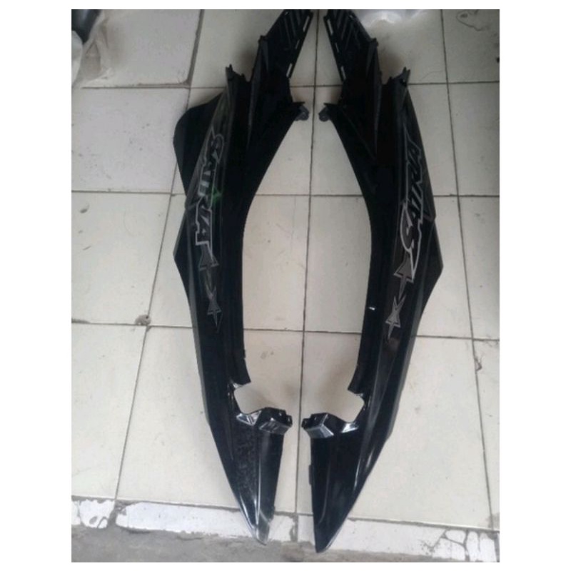 Cover Body Belakang Satria Fu Facelift Fl Hitam Ber stripping