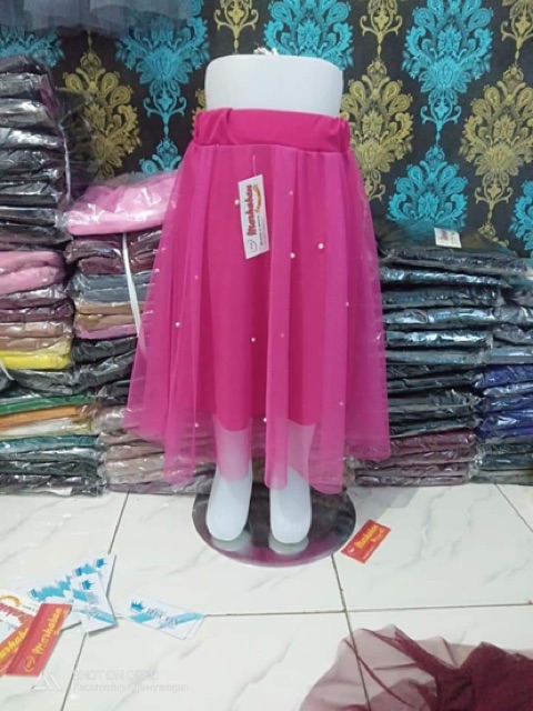 Rok tutu mutiara anak