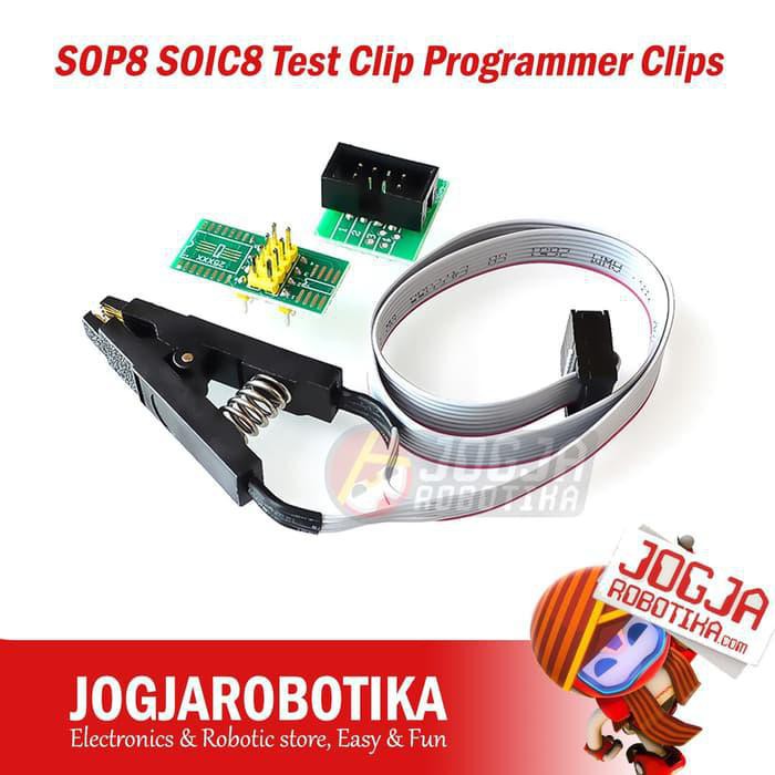 Jual IC TEST CLIP EEPROM ROM BIOS SOIC SOP SMD SOIC8 SOP8 PROGRAMMER