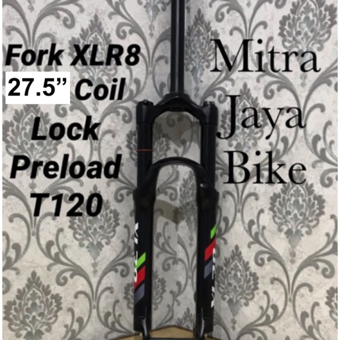 Fork 27.5 XLR8 Coil T120 Black Lock And Preload