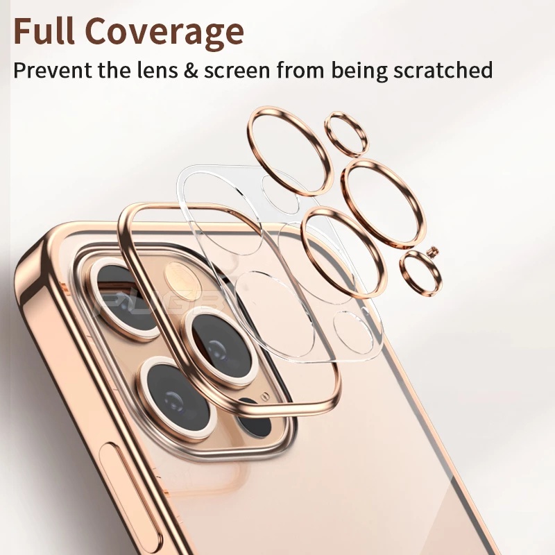 Soft Case Silikon Transparan cover iphone 13pro MAX 11 13 12pro MAX 6 6S 7 + 8 + X XS MAX XR SE 2020