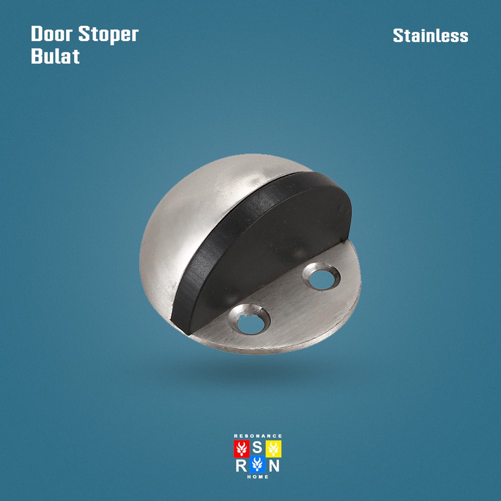 Penahan Pintu / Pengganjal Pintu | Door Stopper Stainless / Magnet Penahan Pintu | Door Stop Bulat